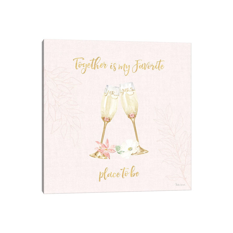 All You Need Is Love VIII Pink by Beth Grove - Wrapped Canvas Print, 45.72 cm H x 45.72 cm W x 1.91 cm D
