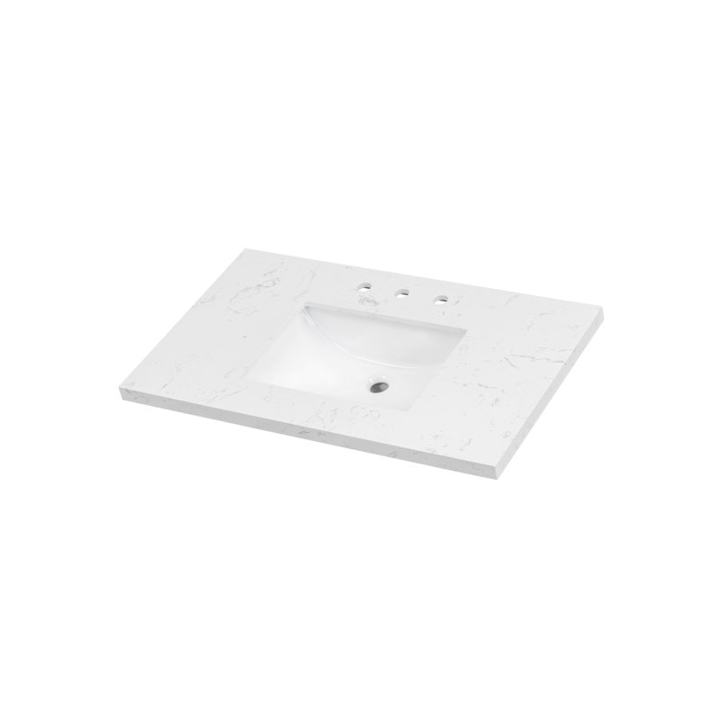 Engineered Stone Vanity Top with Undermount Sink
