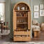 Armoire de cuisine en bois avec 2 tiroirs et 8 tablettes de porte réglables-1356887468