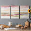 Spectrum Sunset I - ensemble de 3 peintures sur toile tendue-160733288