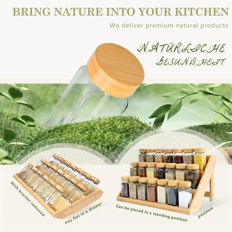 Spice Jar & Rack Set