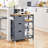 Solid Wood Top Kitchen Island-1308453991