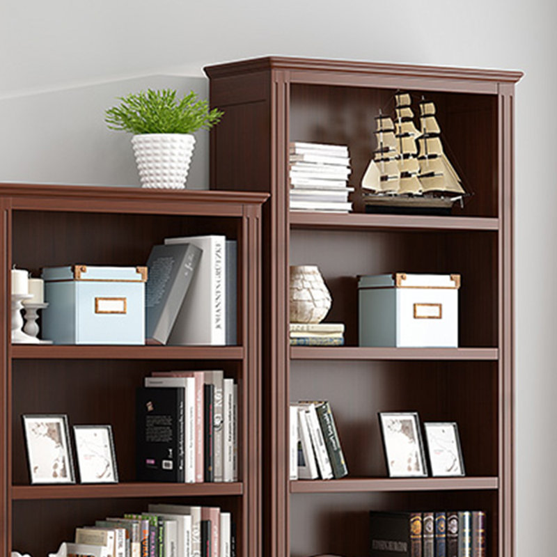 Swapnil, (5 tablettes) H 82,28 po x l 31,5 po x P 12,2 po, Marron foncé