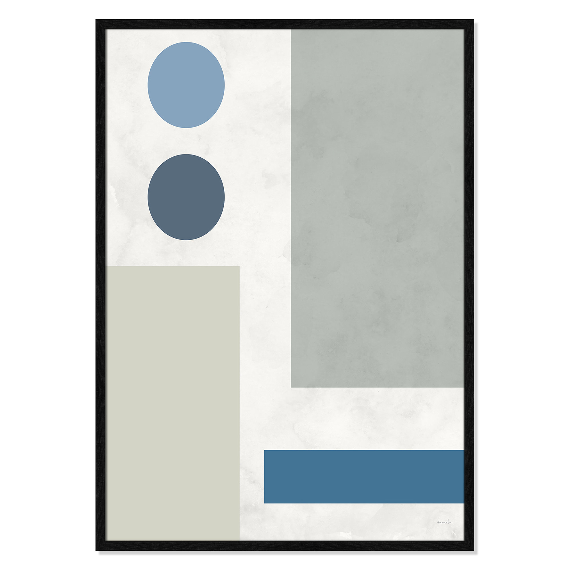 Stars Align I by Daniela Santiago - Full Bleed Frame Print on Paper, 29.5" W x 41.5" H , Black Framed