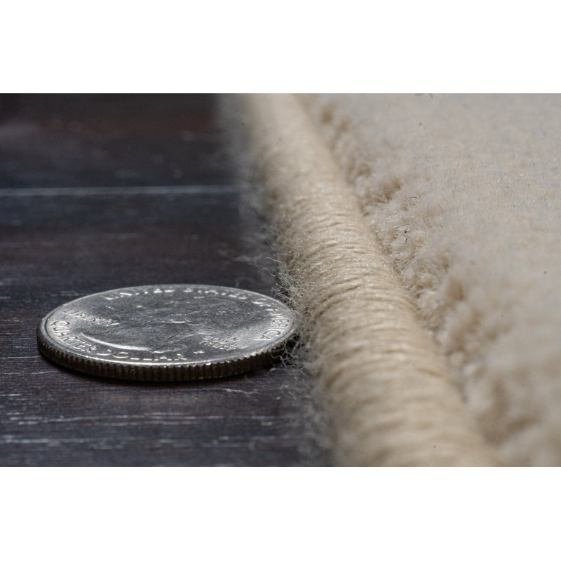 Tapis ivoire Attell, Rond 5 pi 3 po
