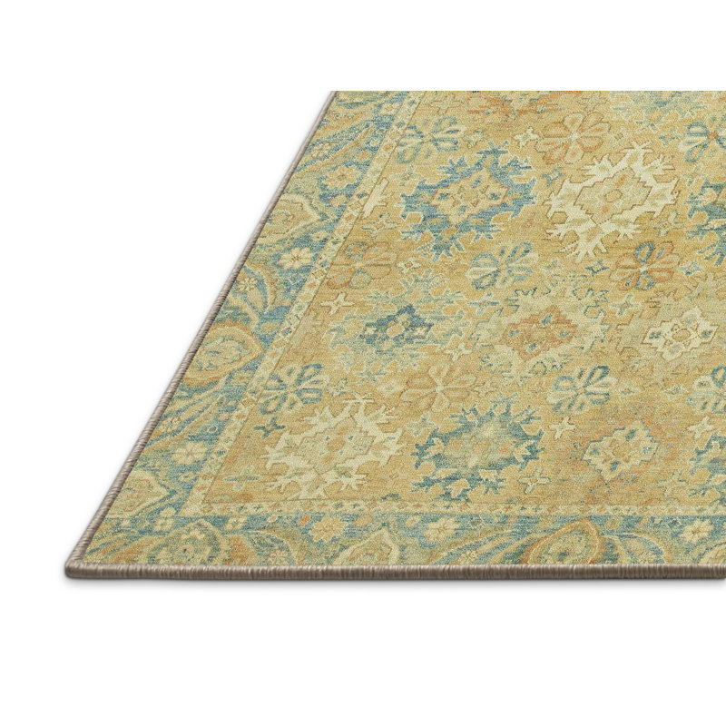 Abstract Indoor Rug, Rectangle 7' x 9'