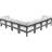 Berendina 120 " W Patio Sectional with Cushions-61209840-61189493