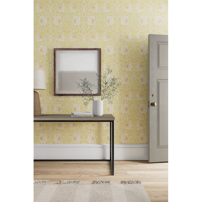 Pimpernel Wallpaper, Sunflower/Pink
