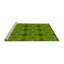 Tapis 100% jaune à motif lavable à la machine 3210-68538641