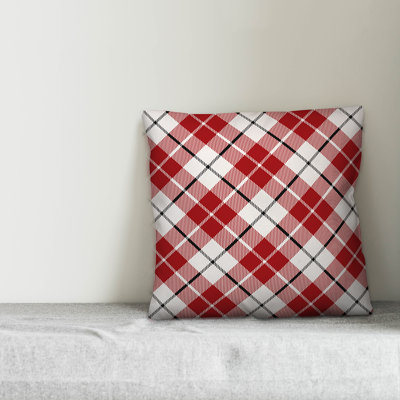 Plaid Throw Pillow