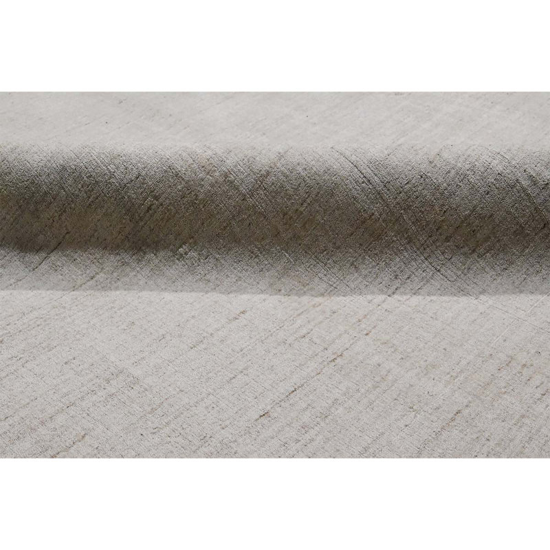 Wool Area Rug in Gray, Rectangle 15' x 25'