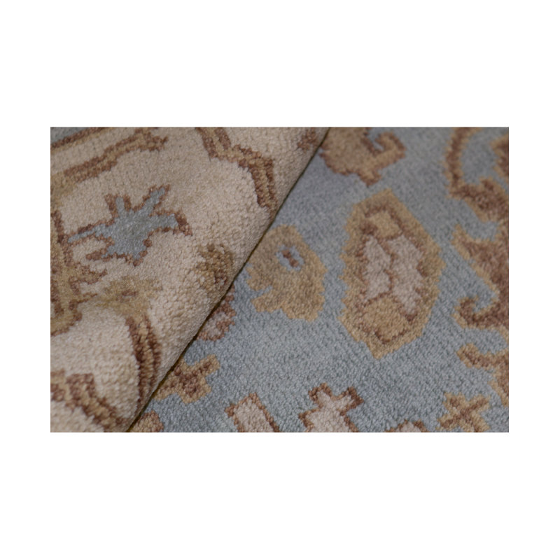 Wool Oriental Area Rug in Beige/Blue/Brown