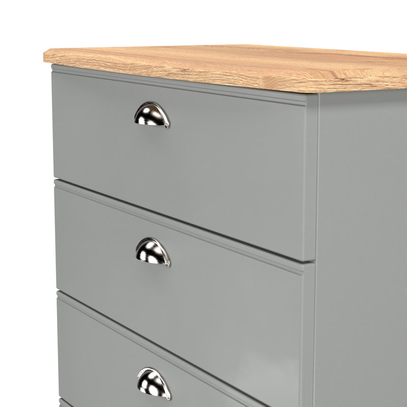 77 cm W Chest of 5 Drawers