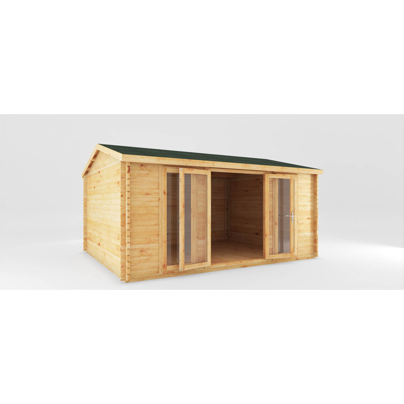 Mercia 16ft x 13ft Home Office Studio Log Cabin (28mm)