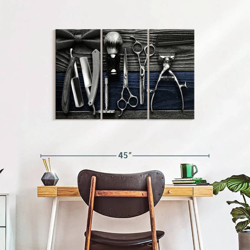 Ensemble 3 pièces Pop Tools sur toile, H 38 po x l 24 po x P 1,25 po