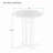Gobrias Round Teak Outdoor Bar Table