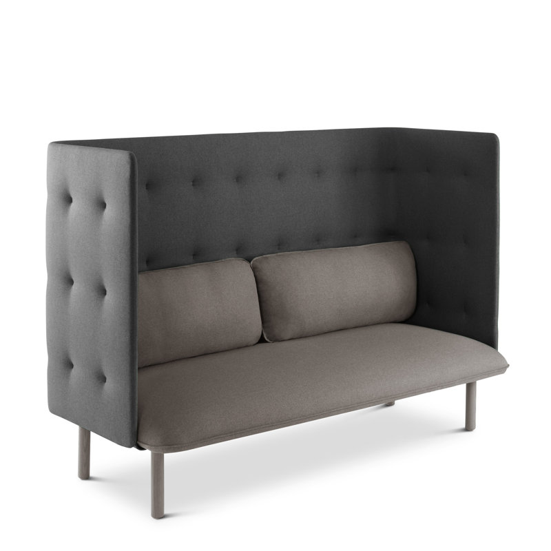 QT Lounge Sofa, Gray/Dark Gray