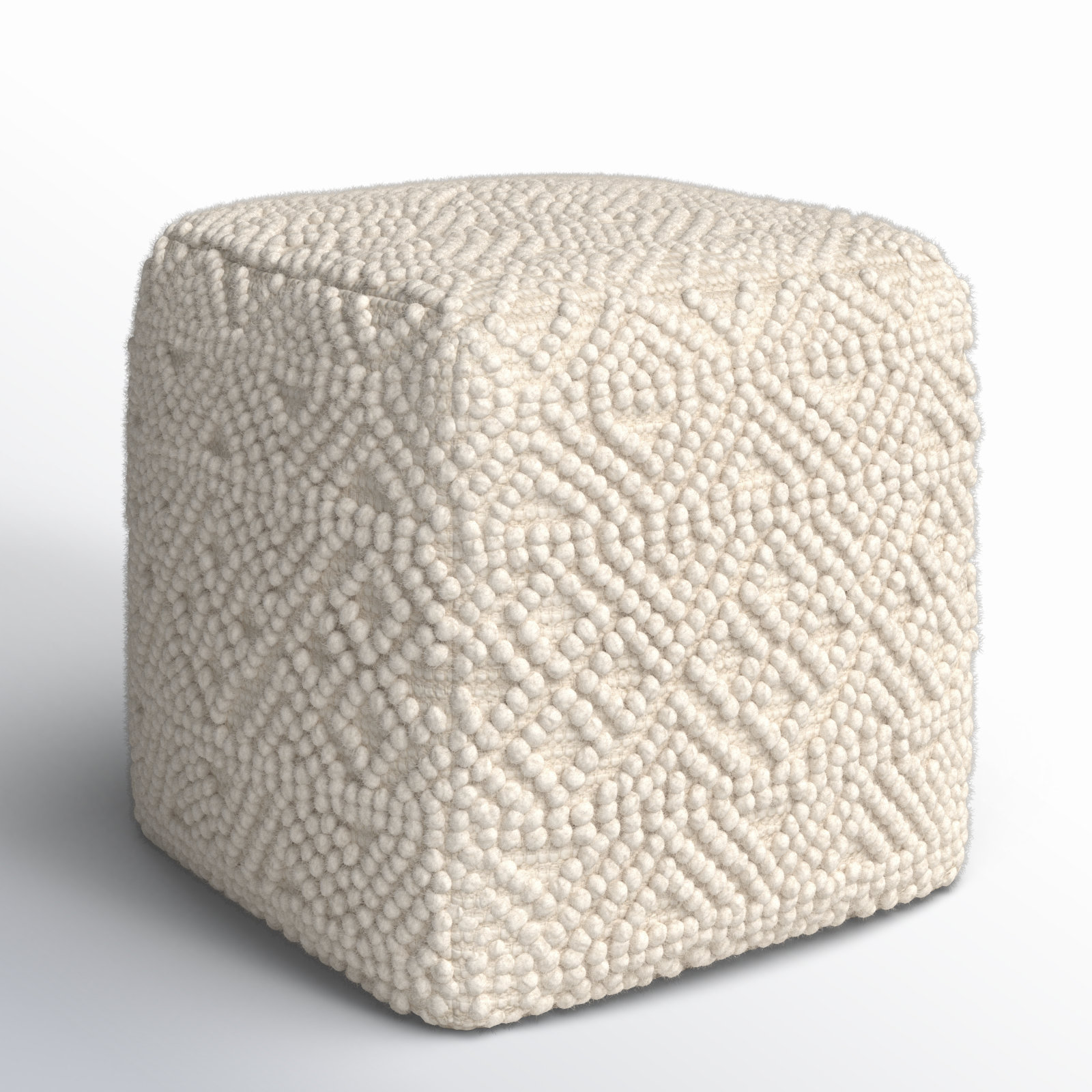 Hygge 18" Cotton Pouffe