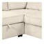 Canapé-lit convertible en L de 90 po avec canapé-lit en L et méridienne avec supports de rangement et ports USB, beige