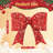 28-Inch Red Bow Christmas Light  Decoration-320103822