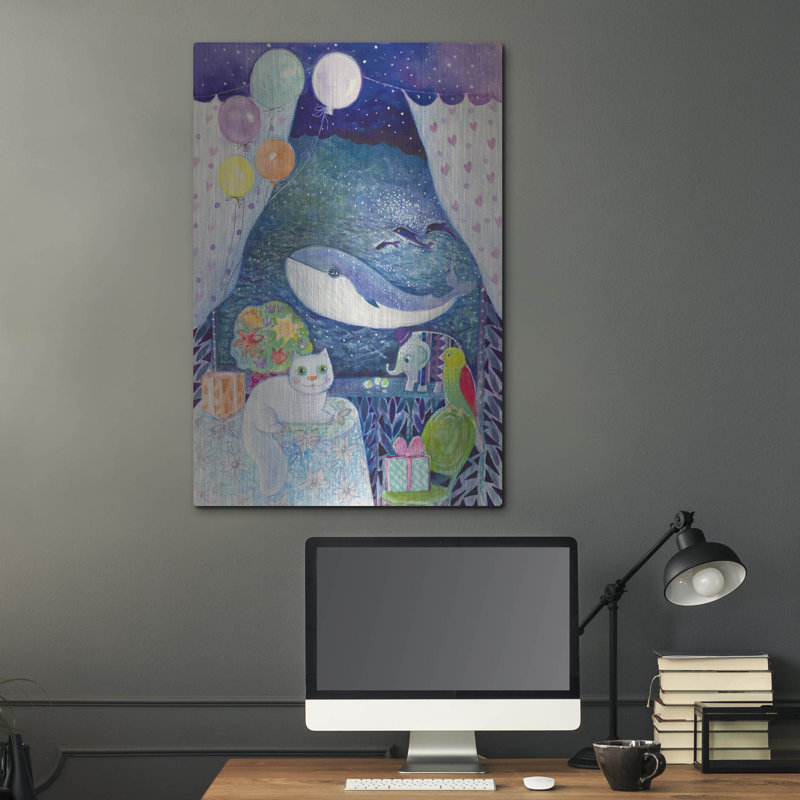 Art mural en métal «Dreams» par Oxana Zaika par Winston Porter, H 36 po x l 24 po