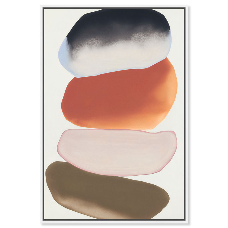 California Dreamscape Canvas Abstract Print by Oliver Gal, Black Frame, 10 x 15, 25"H x 17"W, White Frame