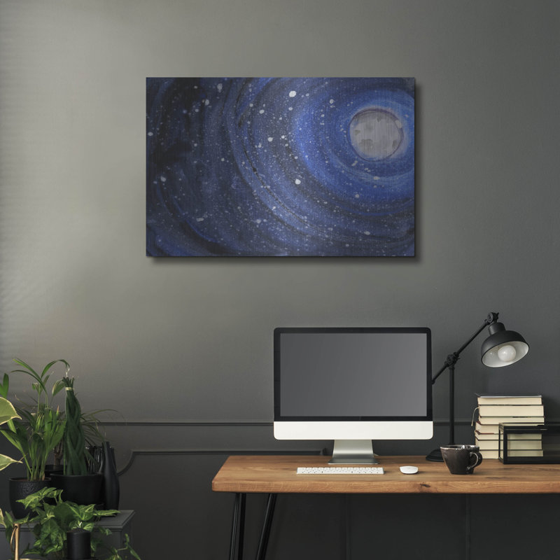 «Starry Night Sky 1» par Erin McGee Ferrell, art mural en métal, H 24 po x l 36 po