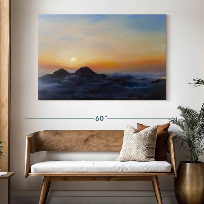 Alvord Sunrise Mountain, 34" H x 51" W