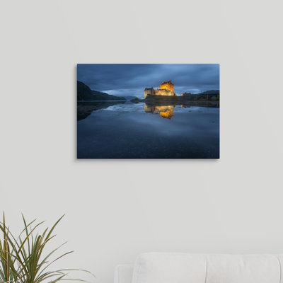« castle on a island écosse », reproduction de photo sur toile