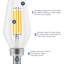 4,5 watts, ampoule DEL C11 à intensité variable, culot candélabre E12-86576821