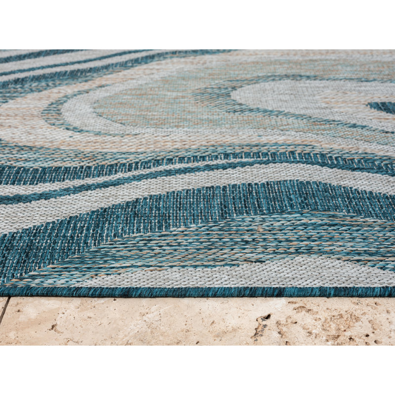 Abstract Indoor Rug, Rectangle 7'7" x 10'