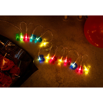 Guirlande de Noël 5,1 po à 13 ampoules à DEL 13 po