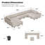 Canapé modulaire rembourré 16 pièces Soneson-1839219175