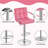 Branislava Swivel Upholstered Adjustable Height Counter Stool-526755146
