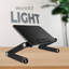 Uncaged Ergonomics WorkEZ Light Laptop Stand and Lap Desk - Lightweight Adjustable Aluminum Laptop Table - Black-22946480