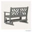 Fauteuil oscillant 48 po POLYWOOD Chippendale-9552027