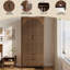 Armoire 2 portes avec 2 grands tiroirs et tringle-361103993
