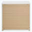 Table de chevet blanche 2 tiroirs ultrabrillante