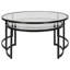 Tables basses gigognes Corrine, noir, S / 2