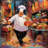Walking Cook Print On Canvas