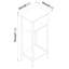 Sorkin 25cm W Solid Wood Bedside Table-510326748