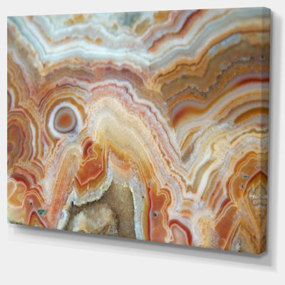 " Strips And Ovals On Agate "