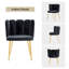 Chaise d'appoint en velours touffeté de 23,6 po de largeur Yorba-81315209