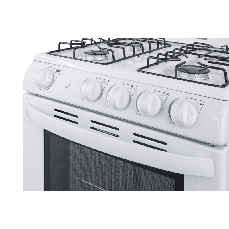 Cuisinière à gaz 24 po sur pied