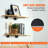 VEVOR Shelf Bracket, 12”L x 4”W x 1.6”H 6 Pcs, Heavy Duty Floating Shelf Brackets-99844594