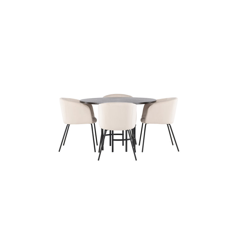 Mapletown 4 - Person Dining Set