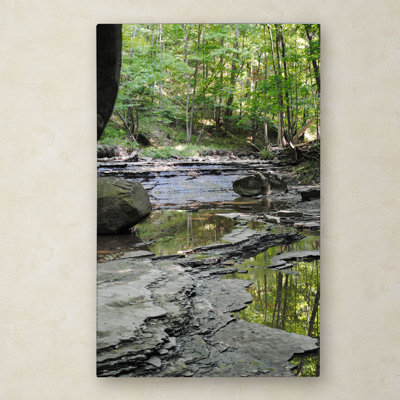 « crystal rock », reproduction de photo sur toile tendue