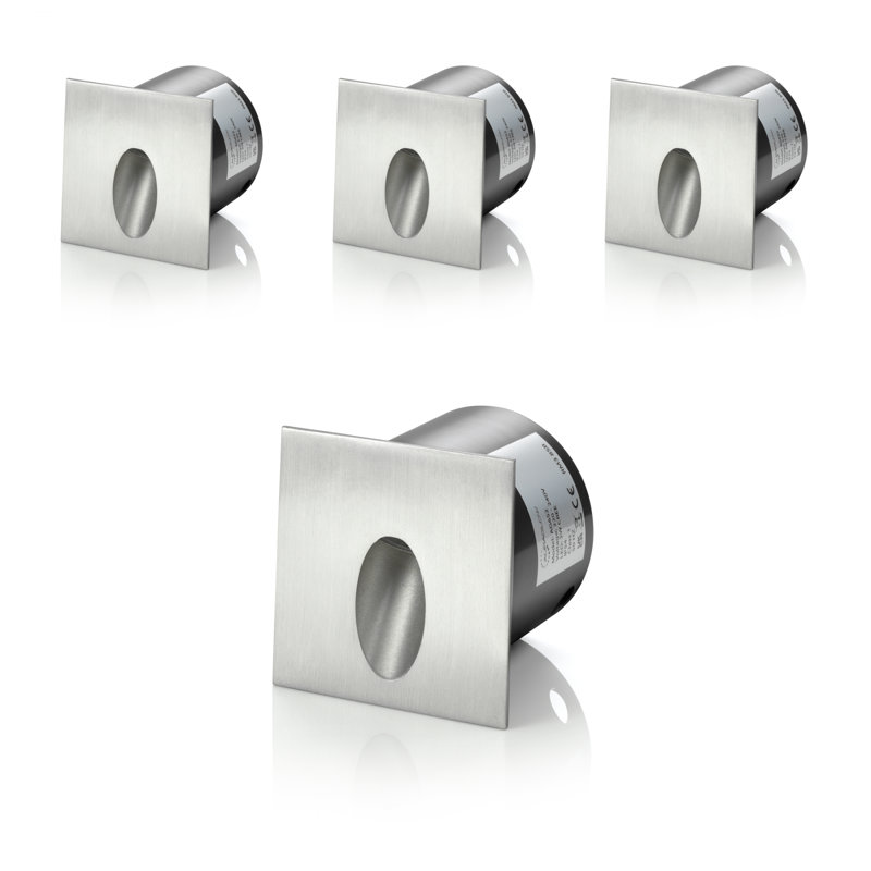 Southchase Stainless Steel Integrated LED Metal Deck Light Pack