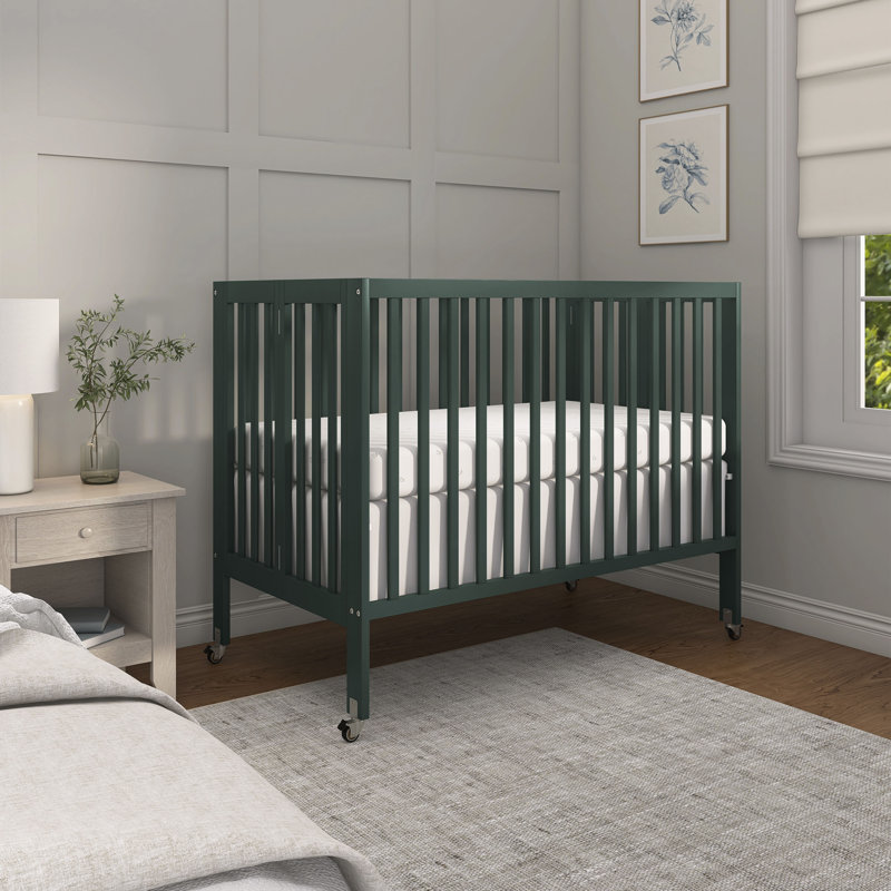 Lit de bébé portatif convertible 2-en-1, Olive
