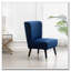 Fauteuil d'appoint en velours-1033517155
